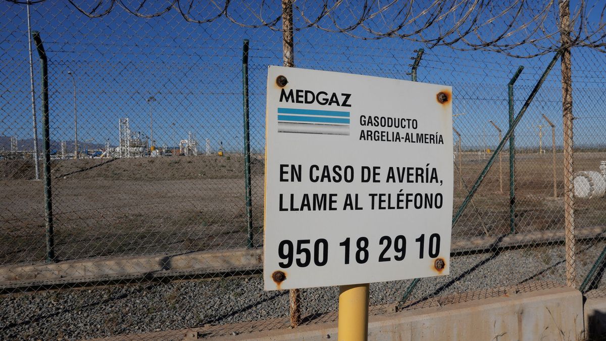 El suministro de gas desde Argelia se reduce por un incidente en el gasoducto Medgaz