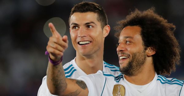 Foto: Cristiano Ronaldo y Marcelo, en Emiratos | Reuters