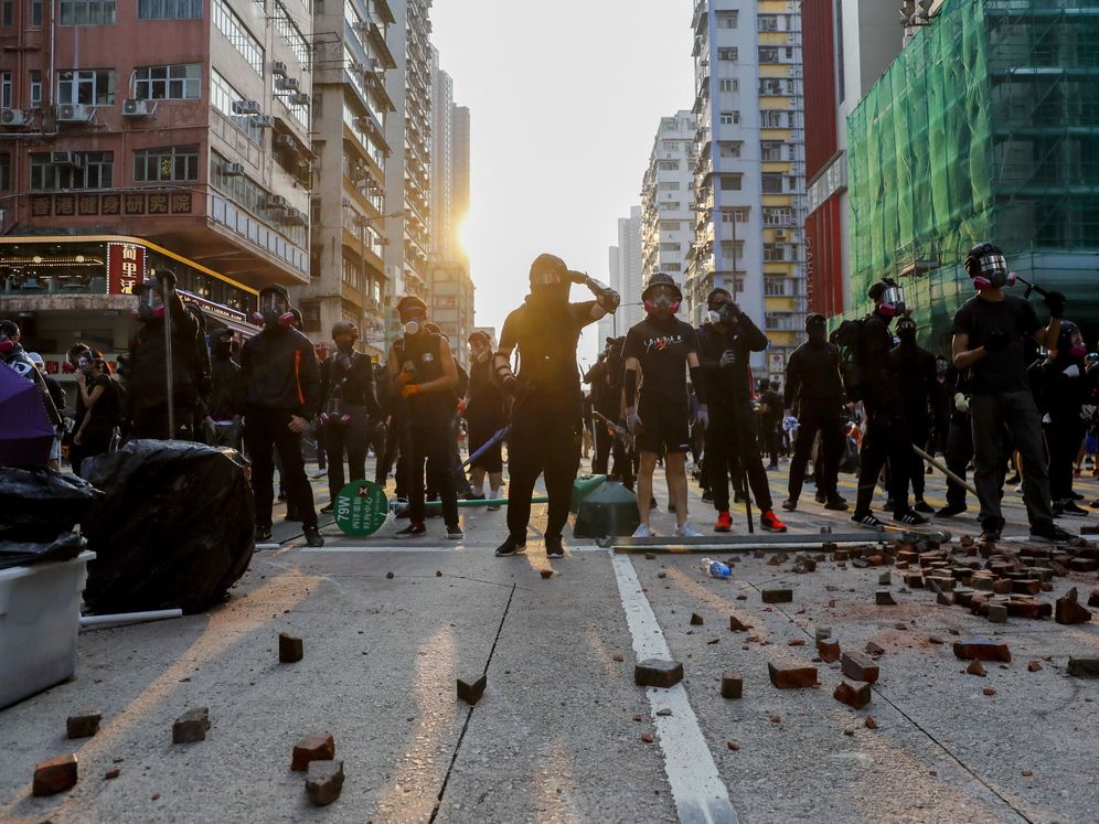 Foto: Protestas en Hong Kong. (EFE)