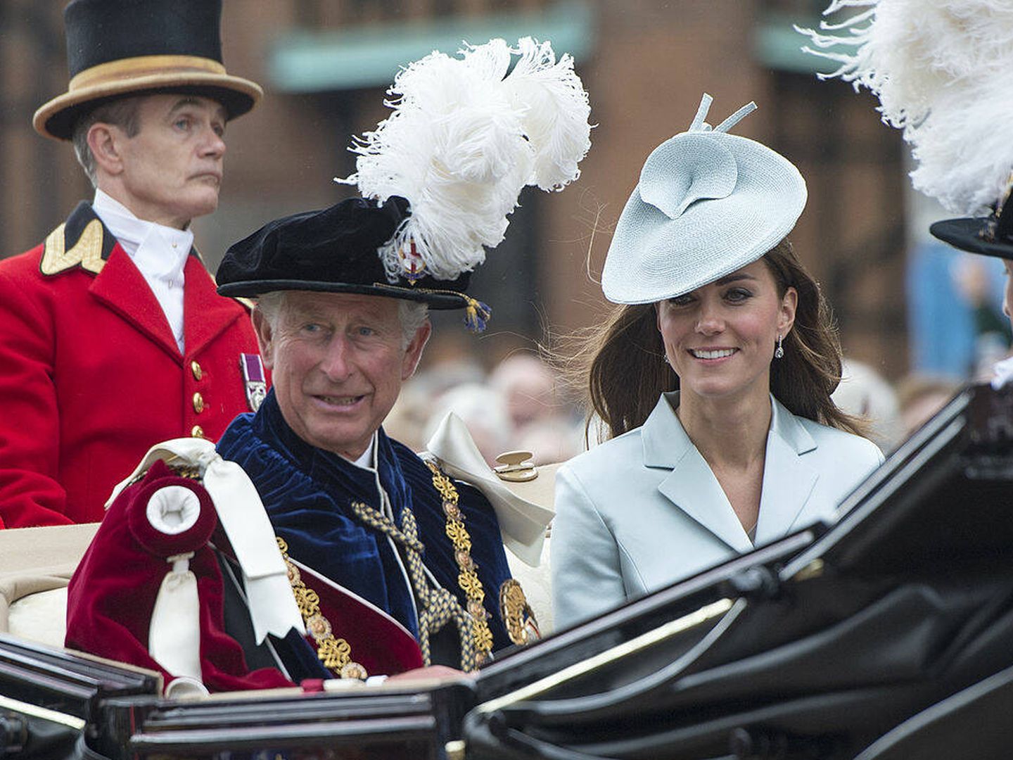  Carlos III y Kate Middleton. (Getty)
