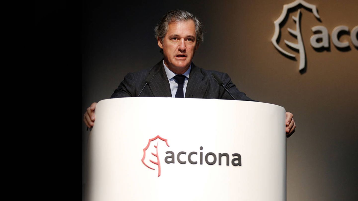 El presidente de Acciona, José Manuel Entrecanales, en un acto de la compañía. (EFE)