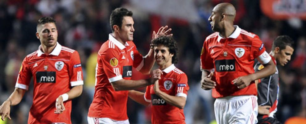 Foto: El Benfica logra una pírrica ventaja frente a un serio Braga