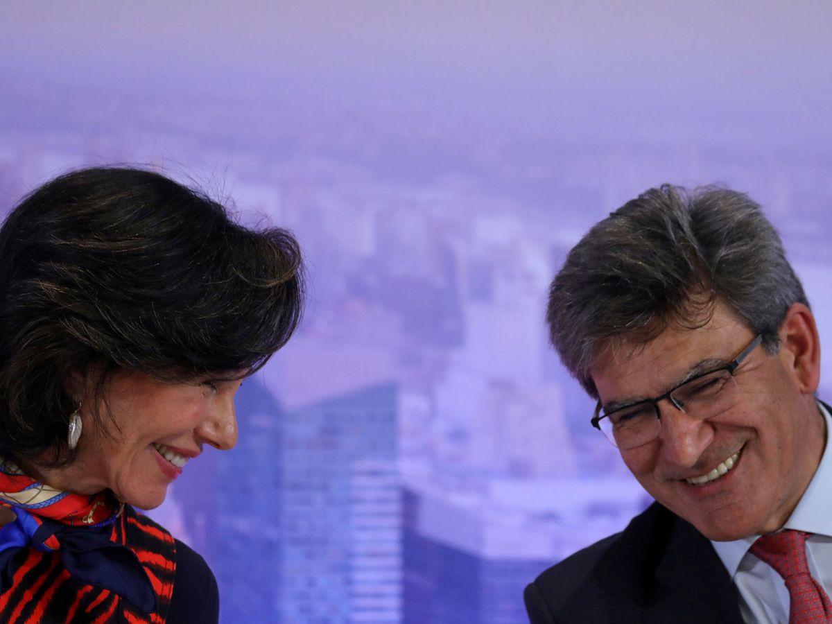 Foto: Ana Botín, presidenta, y José Antonio Álvarez, consejero delegado, de Banco Santander. (Reuters)