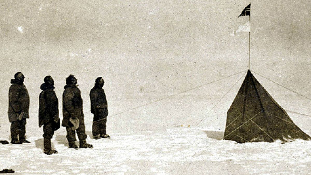 La única foto de la primera expedición al Polo Sur, descubierta en Australia