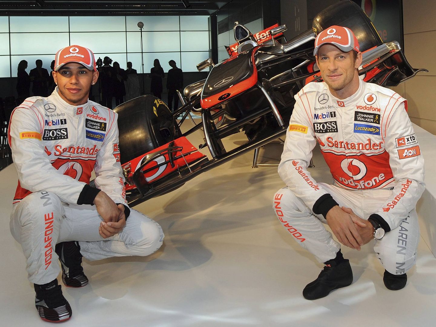 Button y Hamilton tampoco tuvieron convivencia fácil cuando compartieron equipo en McLaren