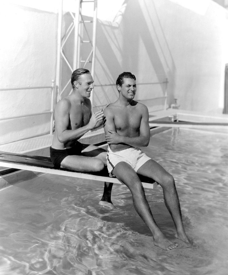 Foto: Cary Grant y Randolph Scott. (Cordon)