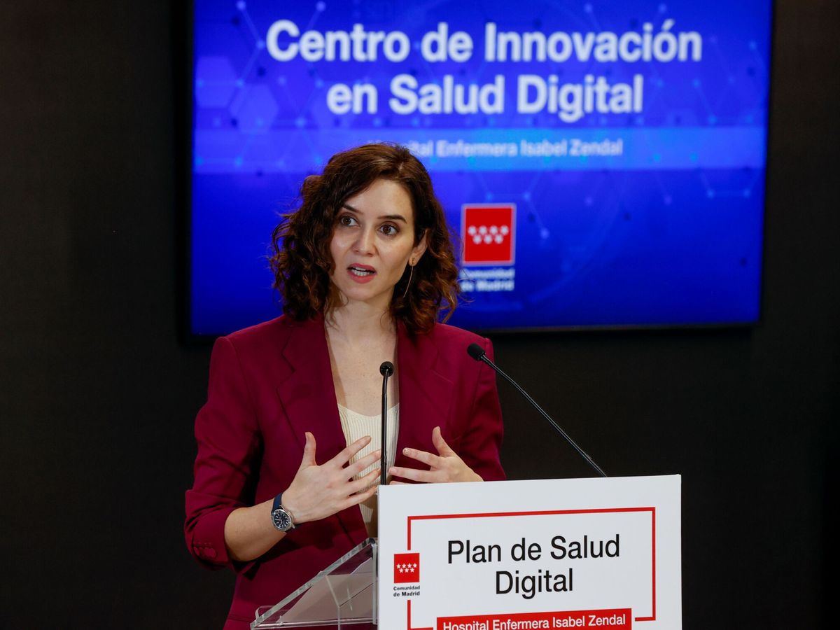Foto: La presidenta de la Comunidad de Madrid, Isabel Díaz Ayuso. (EFE/Carlos Hidalgo)