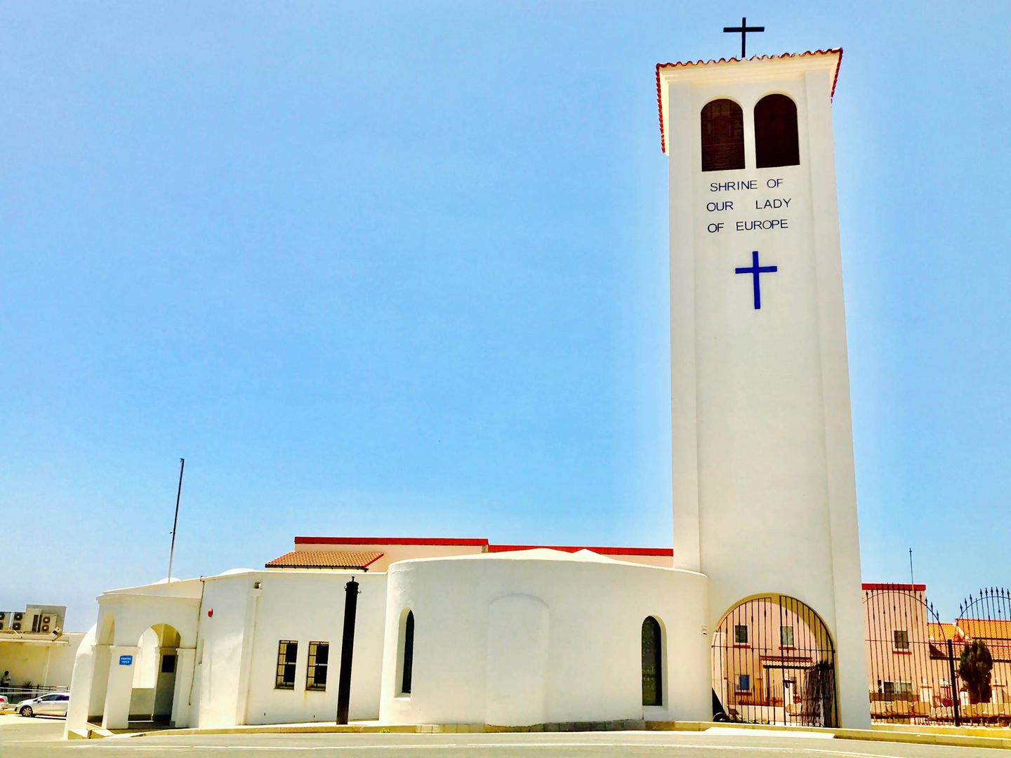Santuario de Nuestra Señora de Europa, la primera Iglesia Católica de Gibraltar. (E.B.) 