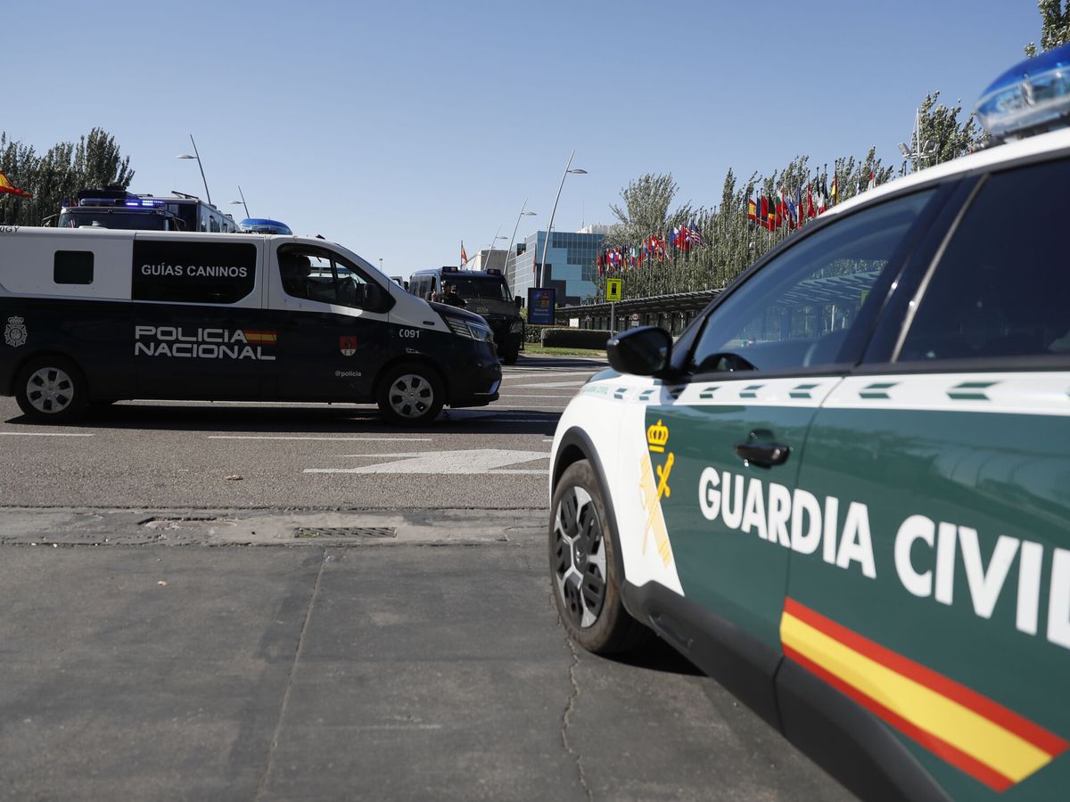 Foto: Coches patrulla de la Guardia Civil y la Policía Nacional. (EFE/Mariscal)