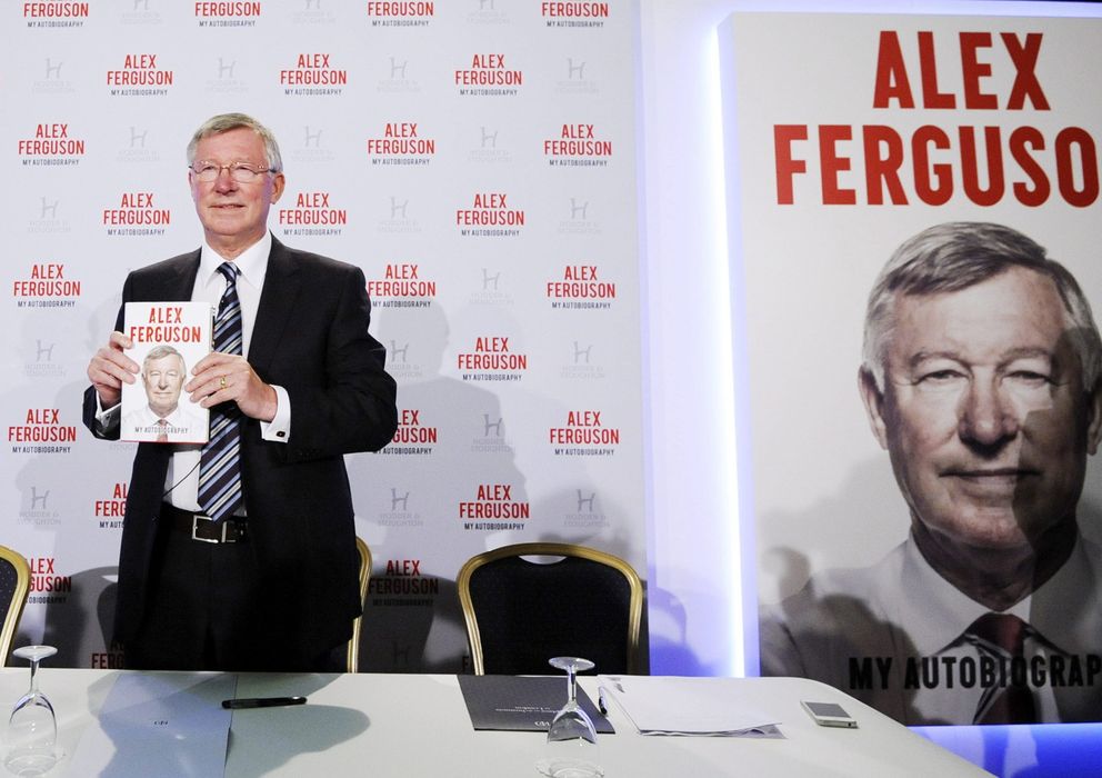 Foto: Alex Ferguson, en la presentación de su autobiografía.
