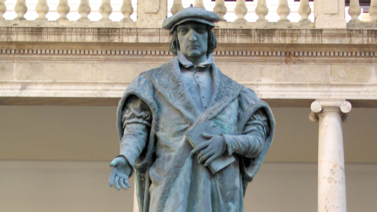 Estatua de Luis Vives en Valencia. (CC/Wikimedia Commons)