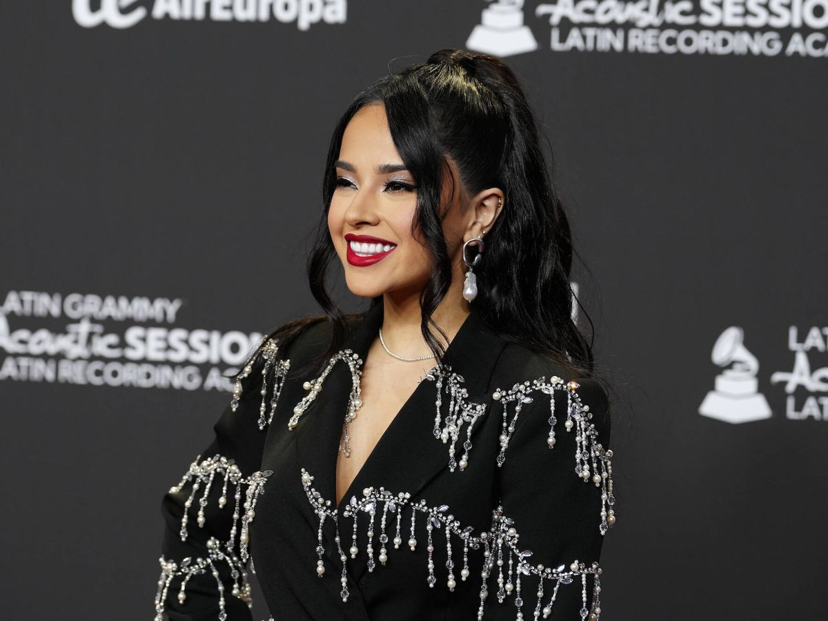 Foto: Becky G, en los Latin Grammy Acoustic Sessions. (Limited Pictures)