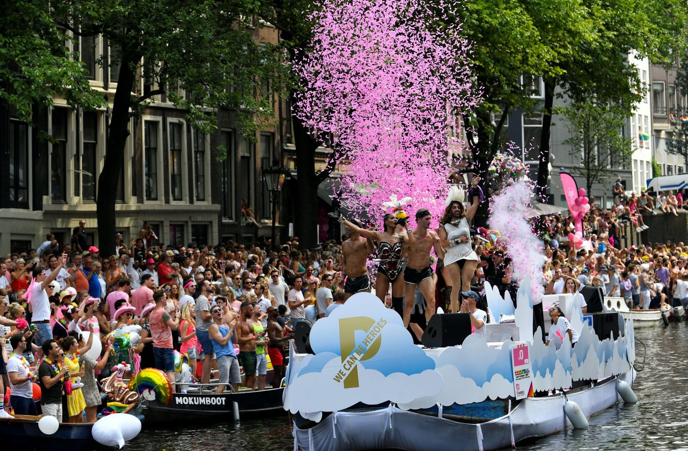 Orgullo gay en Ámsterdam. (Reuters)