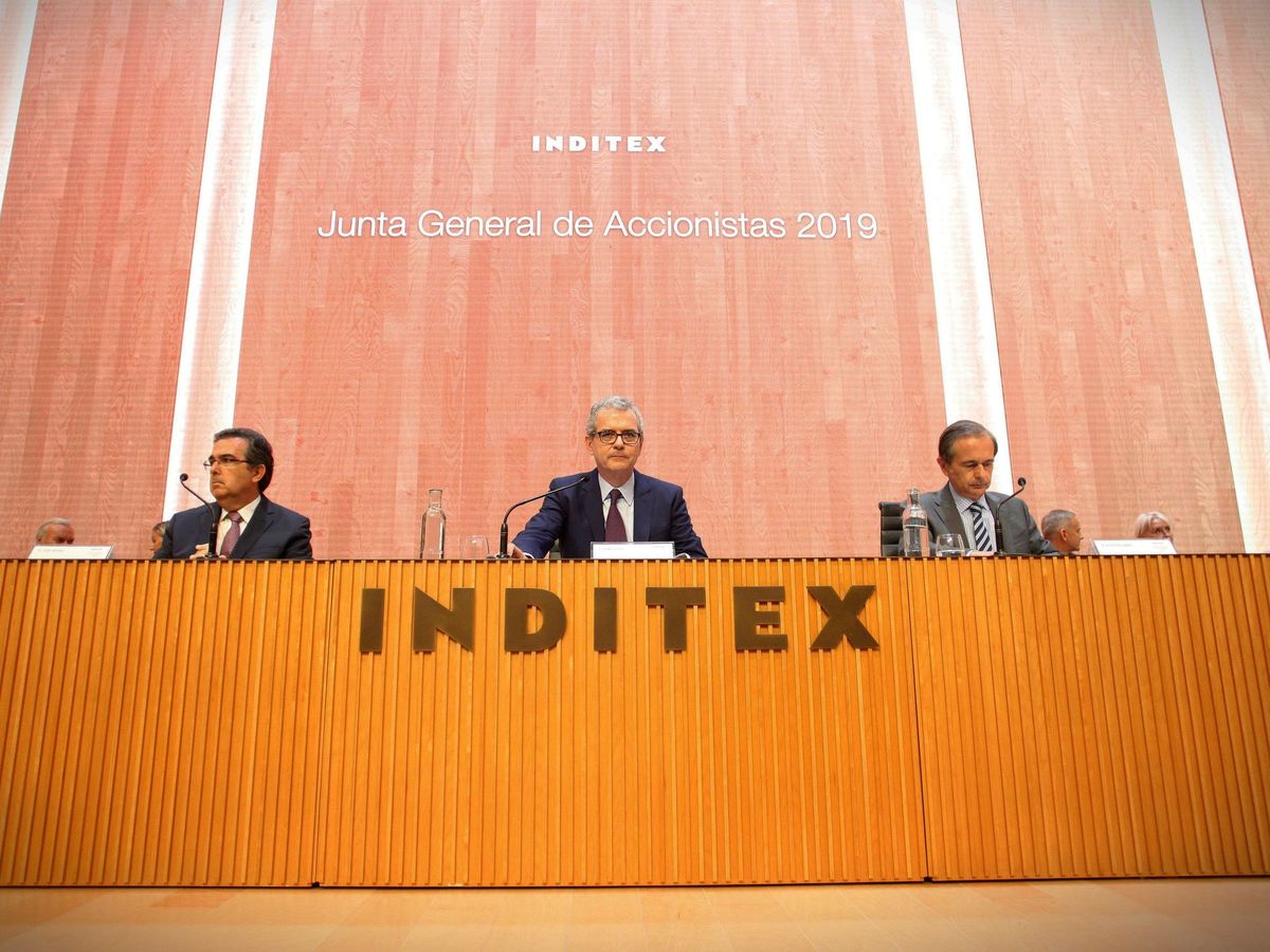 Foto: Junta general de accionistas de Inditex del año pasado. 