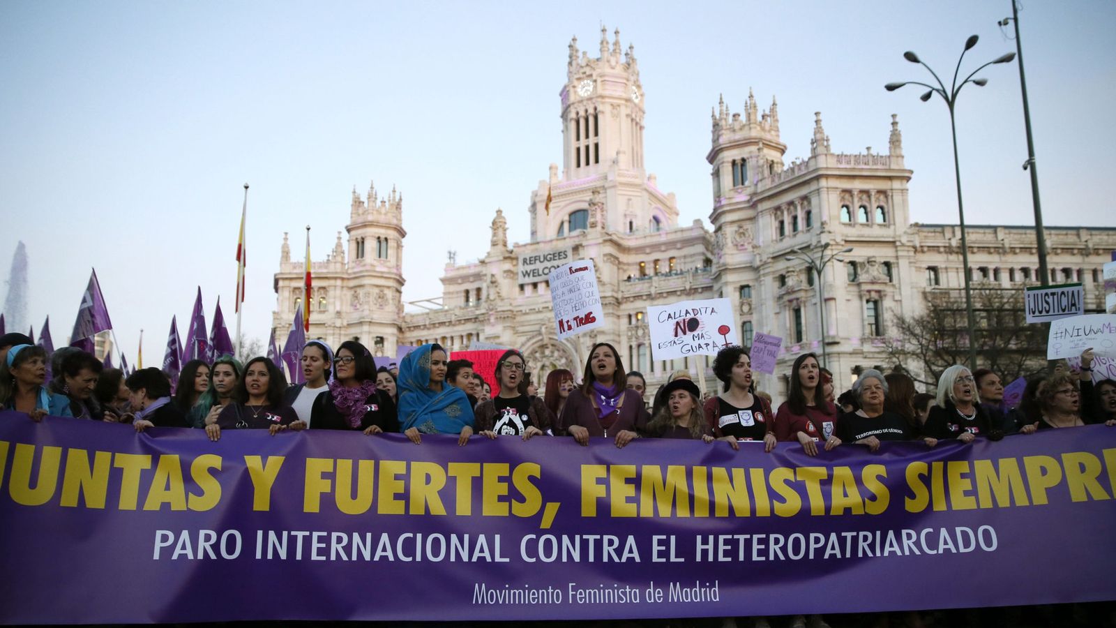 Foto: Manifestación del pasado año en Madrid coincidiendo con el Dia de la Mujer. (EFE)