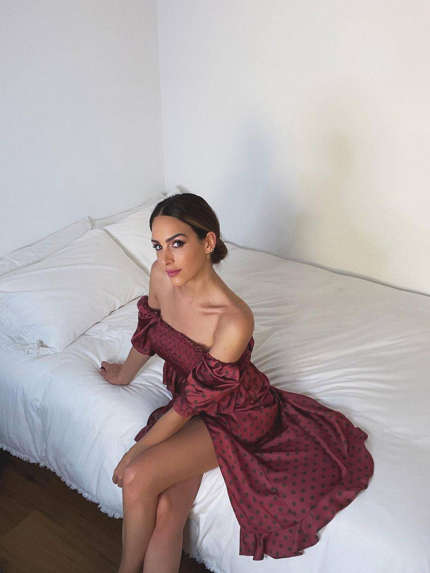 Rocío Osorno con el outfit de Zara en cuestión. (Instagram @rocio0sorno)