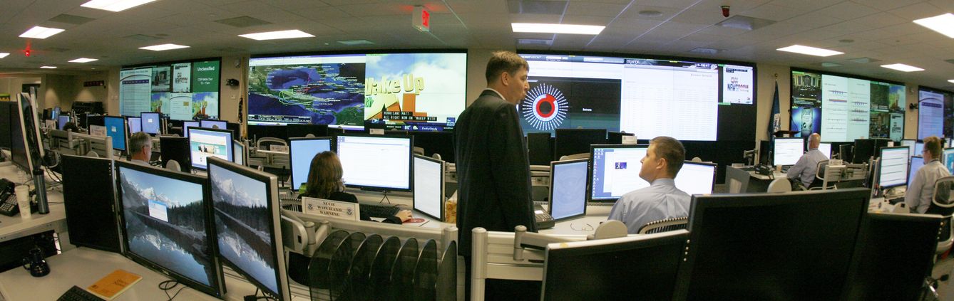 Imagen del Centro de Ciberseguridad Nacional y Comunicaciones de EEUU, en septiembre de 2010 (Reuters) 