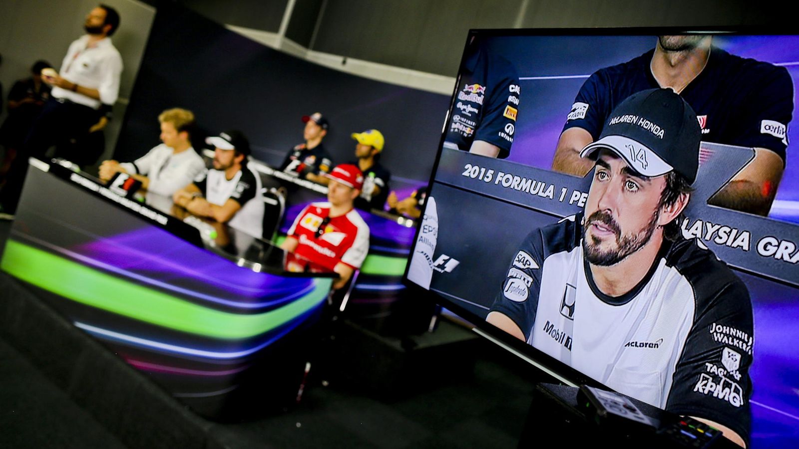 Foto: Rueda de prensa de este jueves de Fernando Alonso.