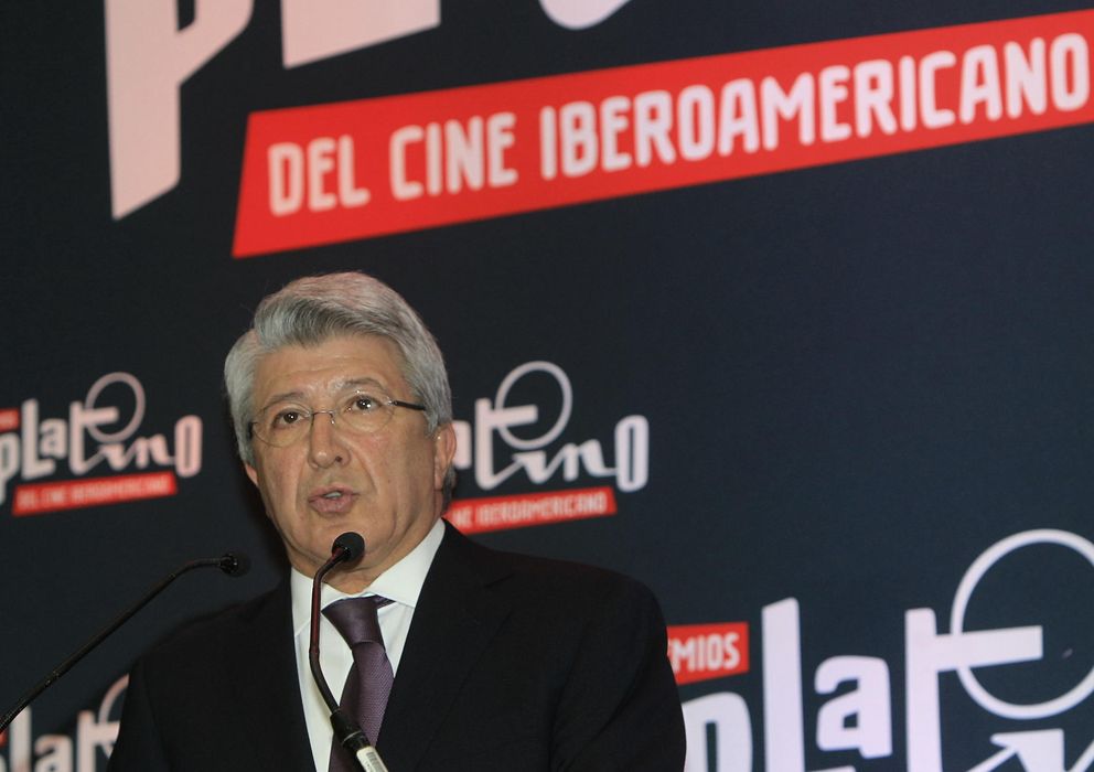 Foto: El presidente del Atlético de Madrid, Enrique Cerezo, alabó el nivel de los colegiados españoles.