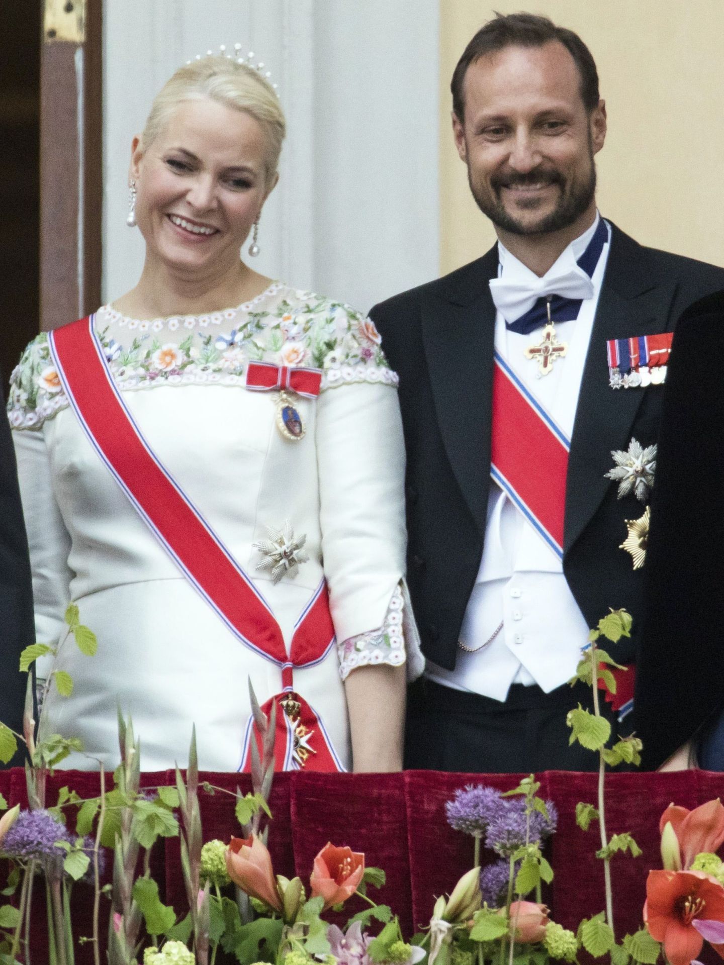 Los herederos noruegos, en una celebración por todo lo alto en 2017. (EFE)