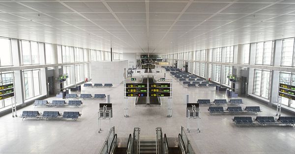 Foto: Obra realizada en el aeropuerto de Málaga. (Sando)