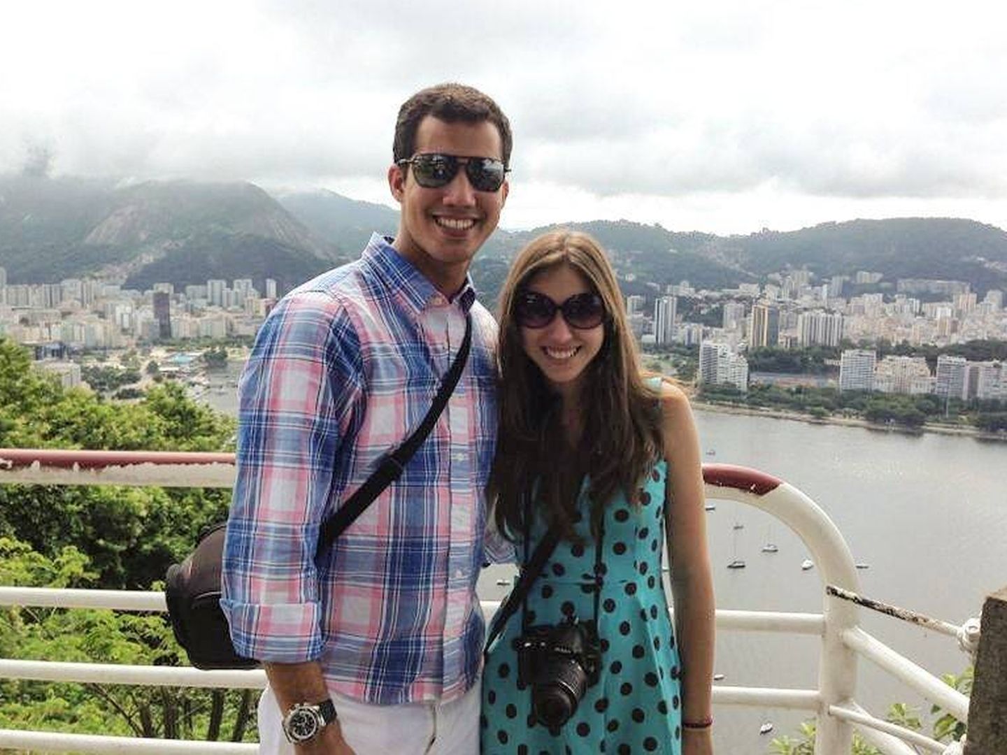 Fabiana y su marido, en una imagen de Instagram.