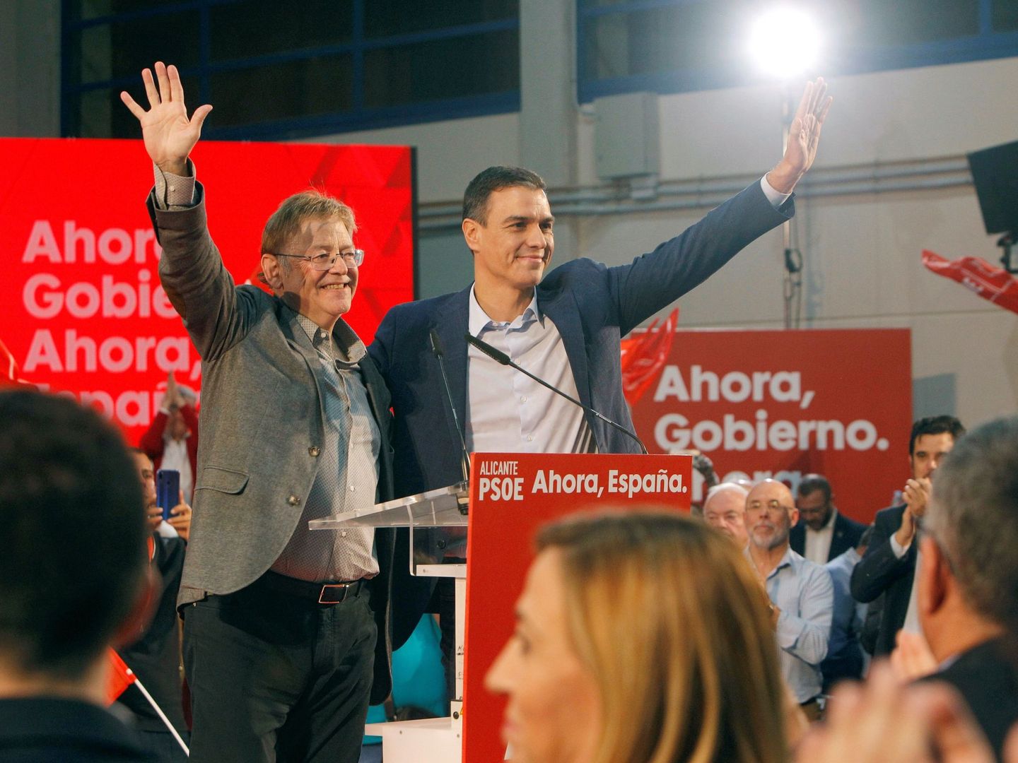 Ximo Puig y Pedro Sánchez. (EFE)