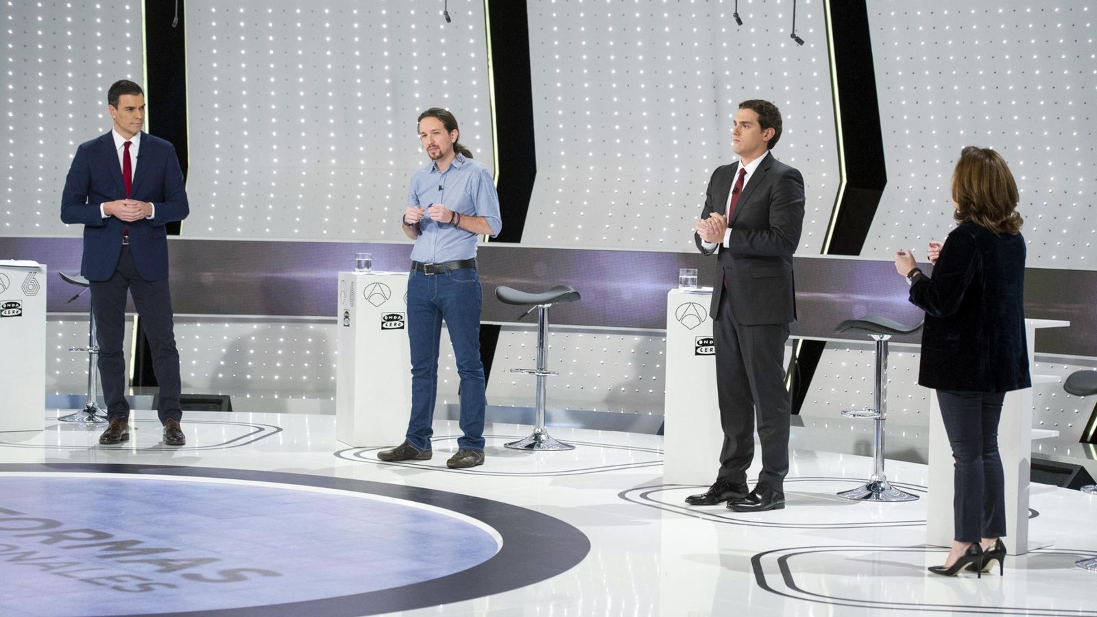 Foto: Imagen del debate celebrado en Atresmedia. (EFE)