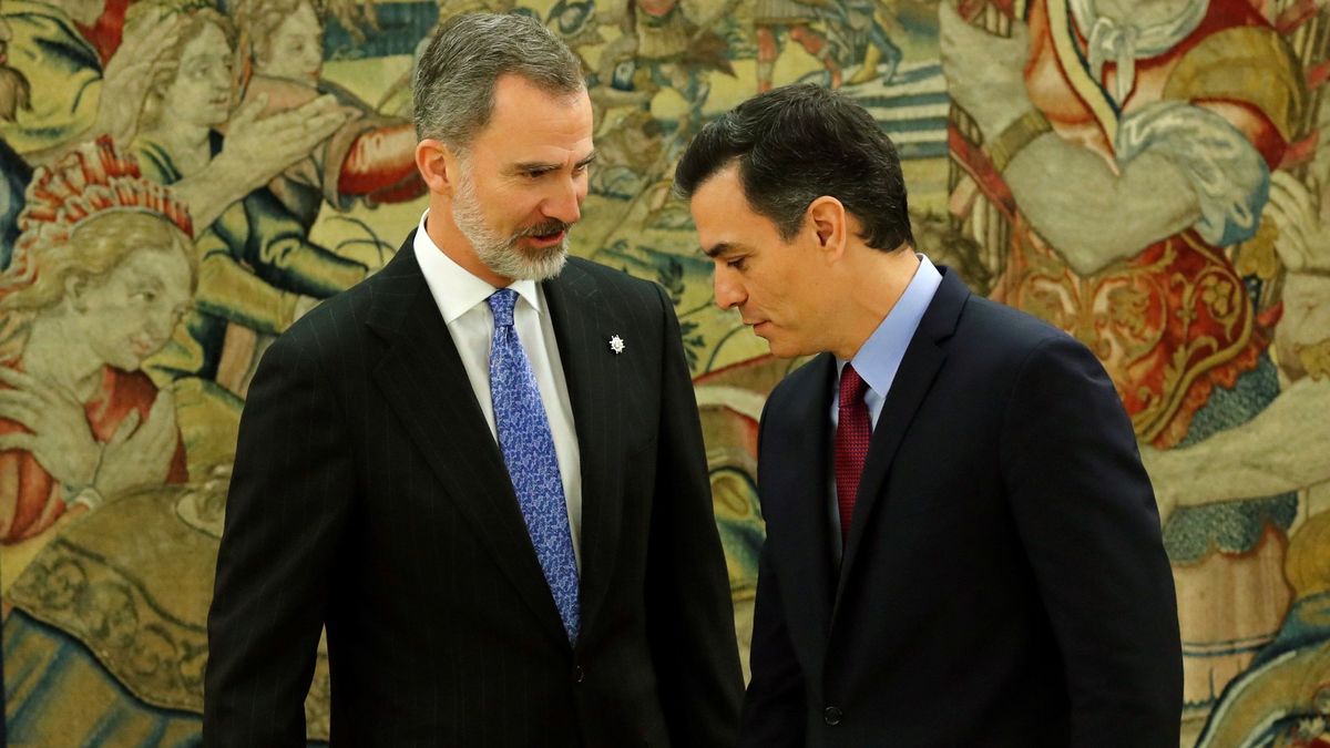 El Rey bromea con Sánchez tras prometer como presidente: "El dolor vendrá después"