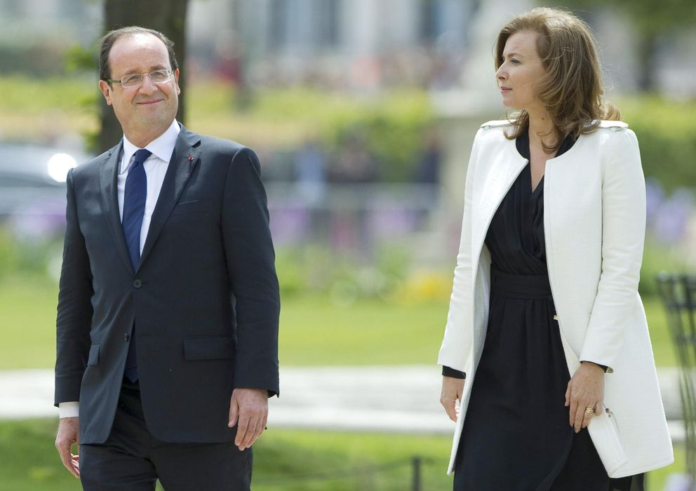 Foto: Valerie Trierweilert y François Hollande.
