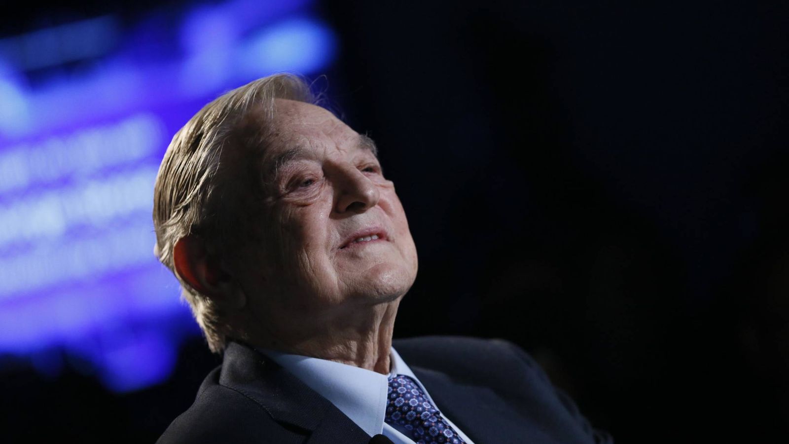 Foto: El inversor George Soros, durante el Foro Económico Mundial, en Davos. (Reuters) 
