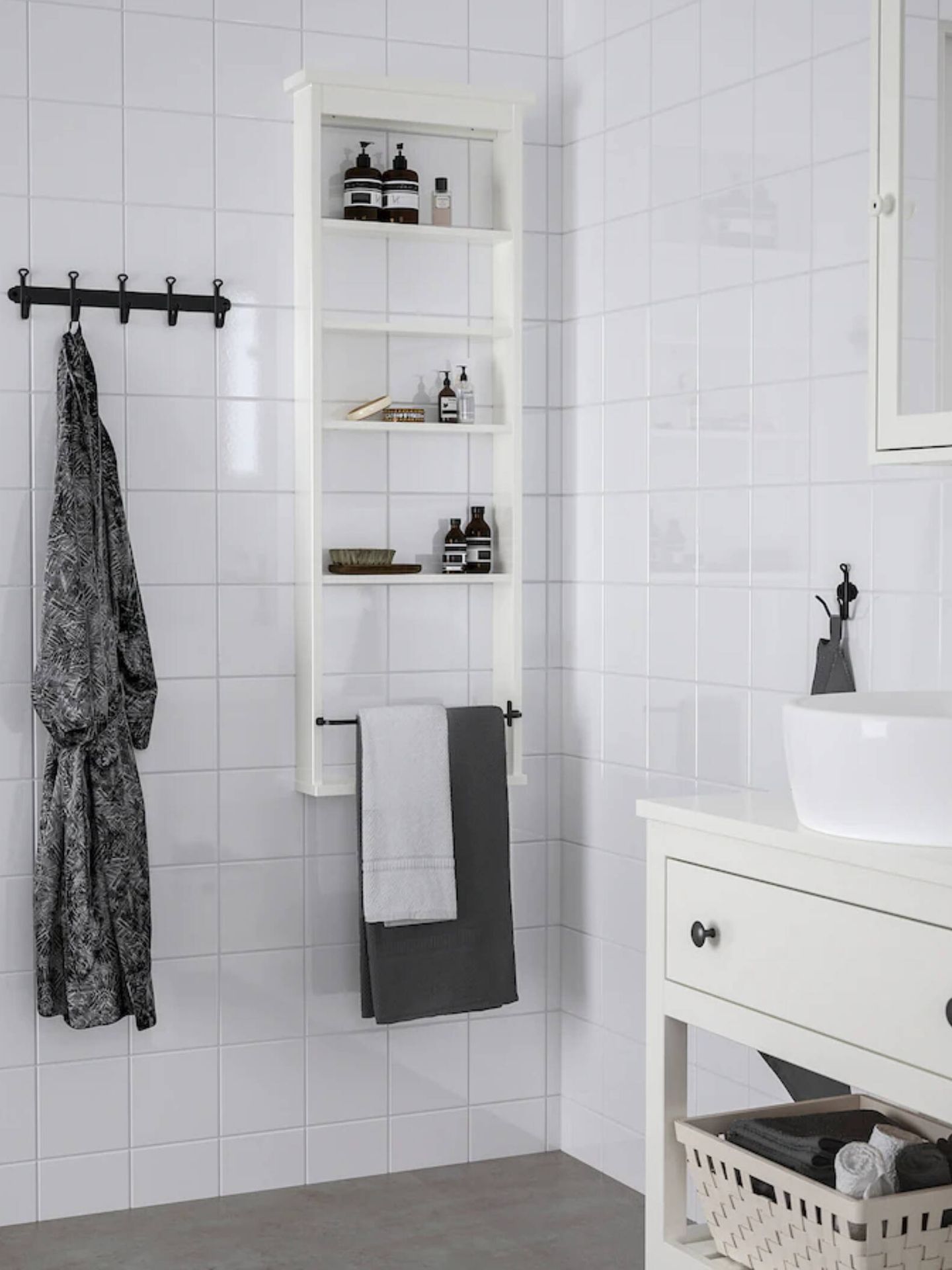 Soluciones de decoración para un baño pequeño. (Cortesía/Ikea)