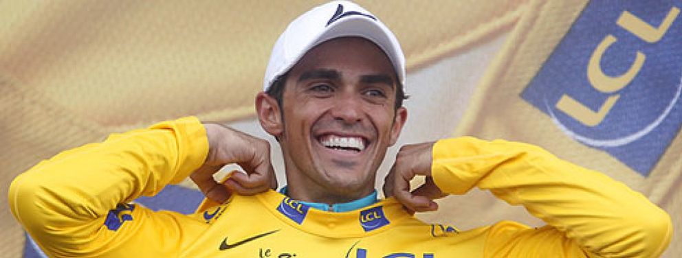 Foto: Contador no se confía: "Tengo poco margen para la contrarreloj del sábado"