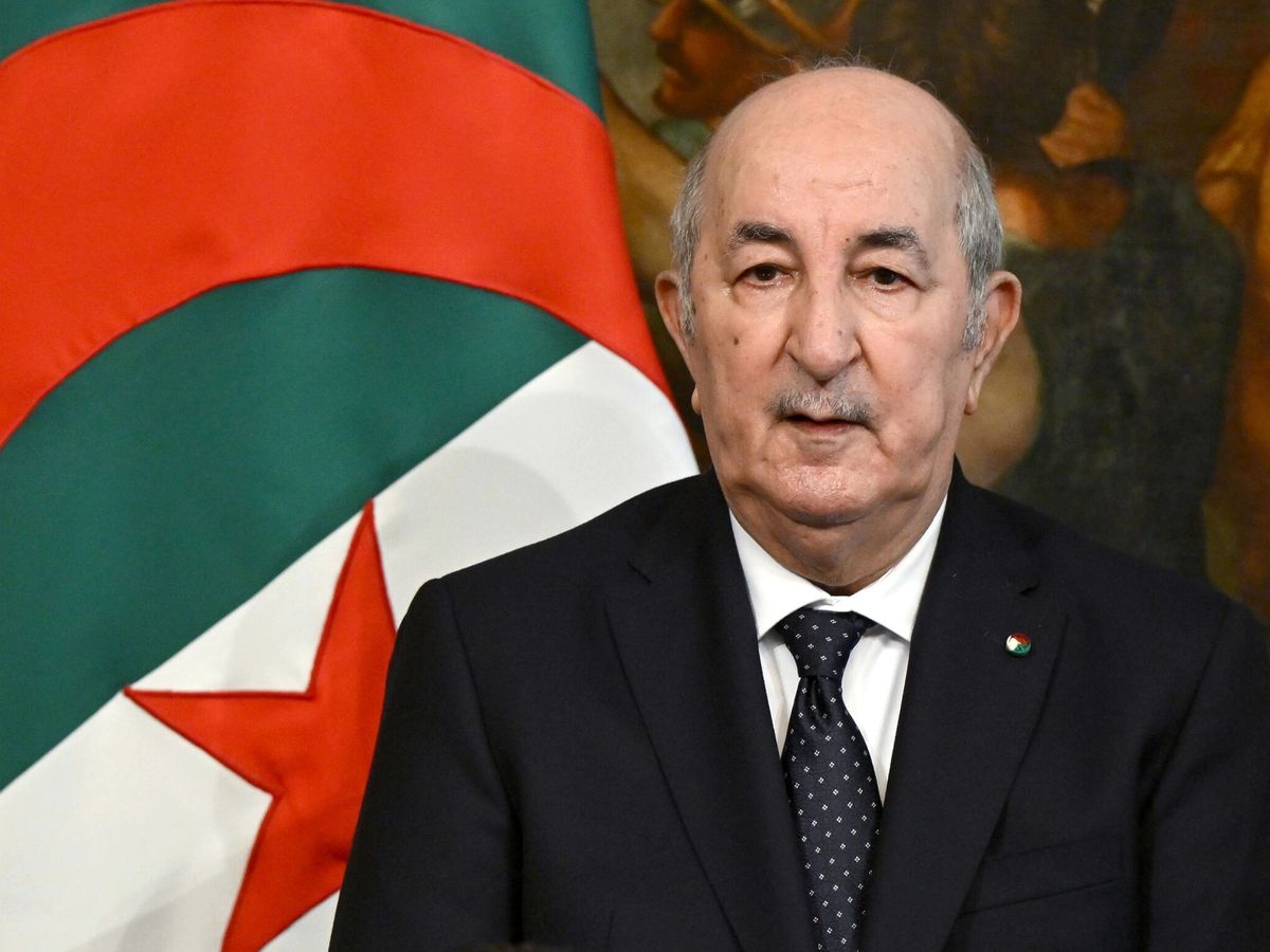 Foto: El presidente de Argelia, Abdelmadjid Tebboune. (EFE/EPA/Ettore Ferrari)