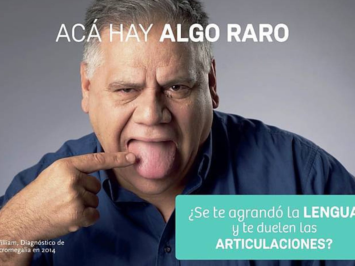 Campaña de 2014 en Colombia para la detección de la acromegalia.