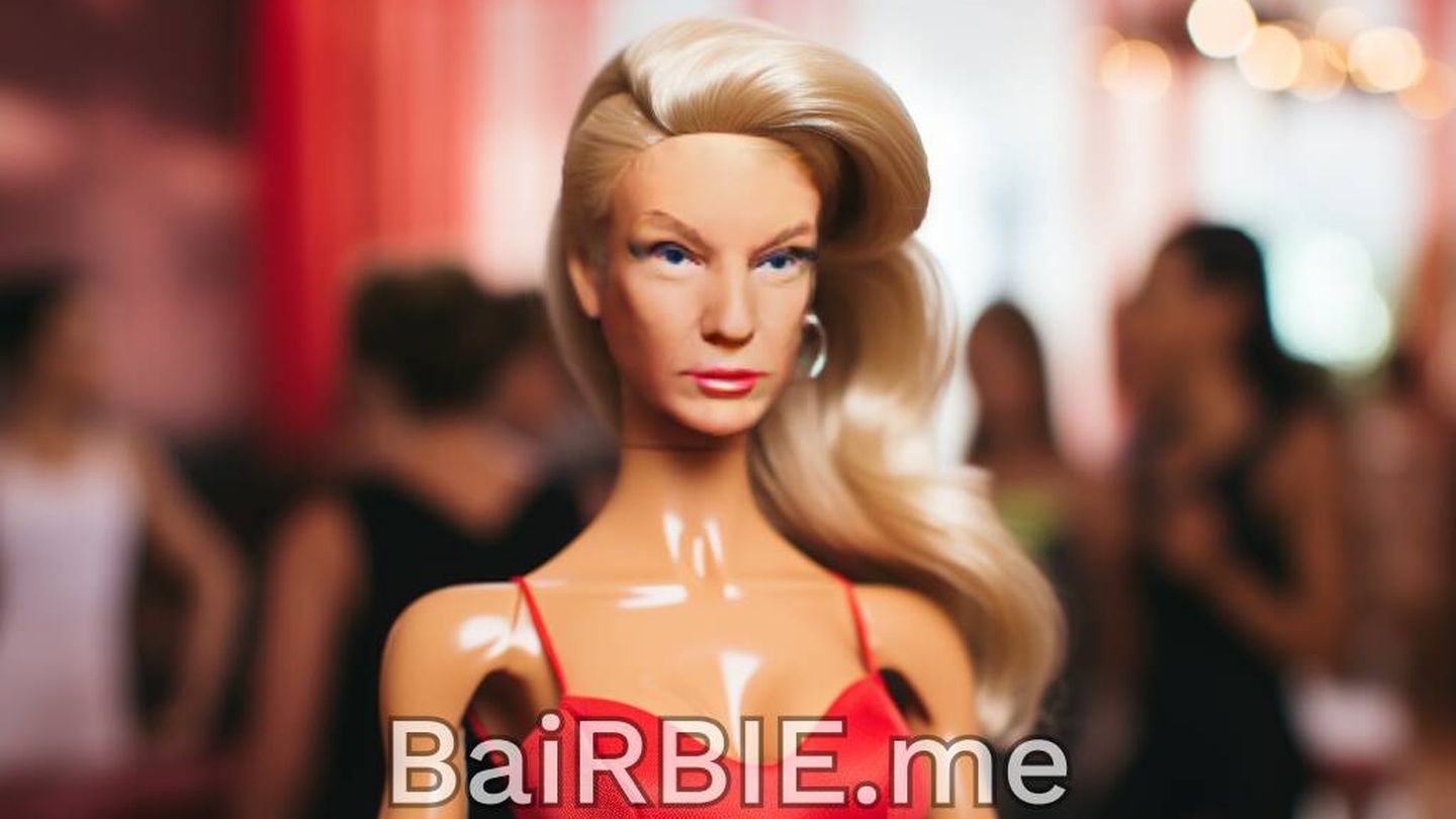Barbie generada por BaiRBIE a partir del retrato de Donald Trump