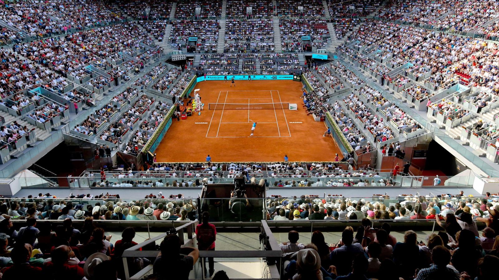Foto: Vista general de la Caja Mágica durante la final que disputaron Andy Murray y Rafa Nadal el pasado mayo. (EFE)