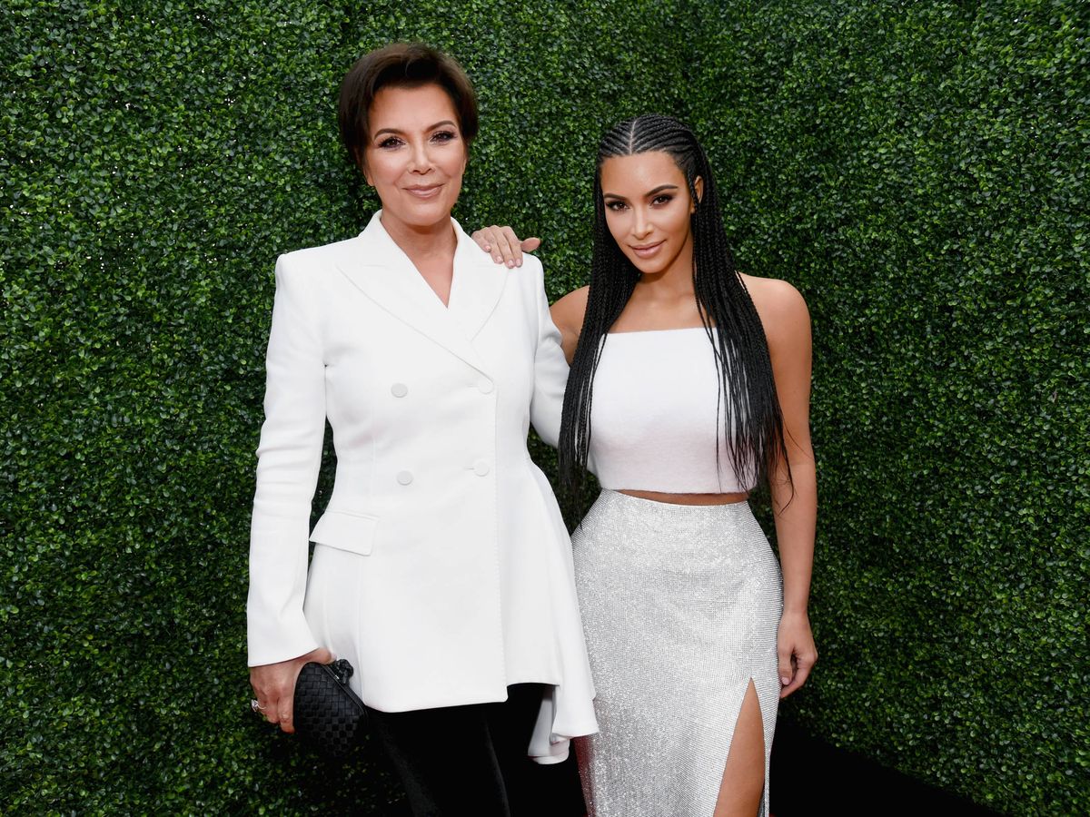 Foto: Kris Jenner, junto a Kim Kardashian. (MTV)