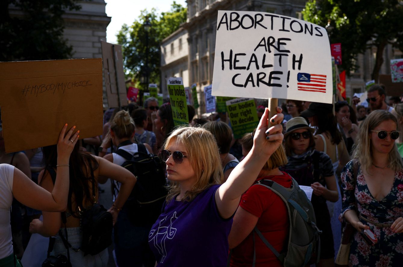 Manifestación sobre el aborto en Londres. (Reuters/Henry Nicholls