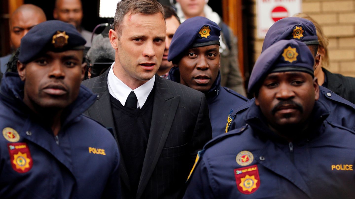 Oscar Pistorius durante el juicio. (Reuters)