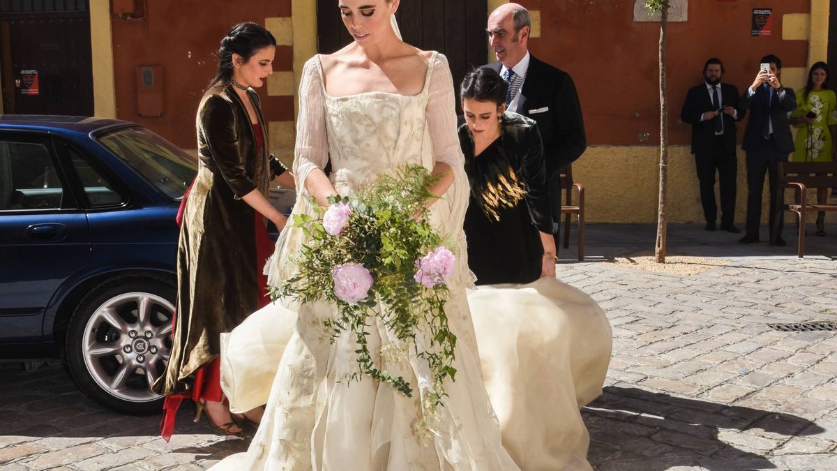 El vestido de novia de Sol Prado, la diseñadora de T.ba, y su boda en Jerez