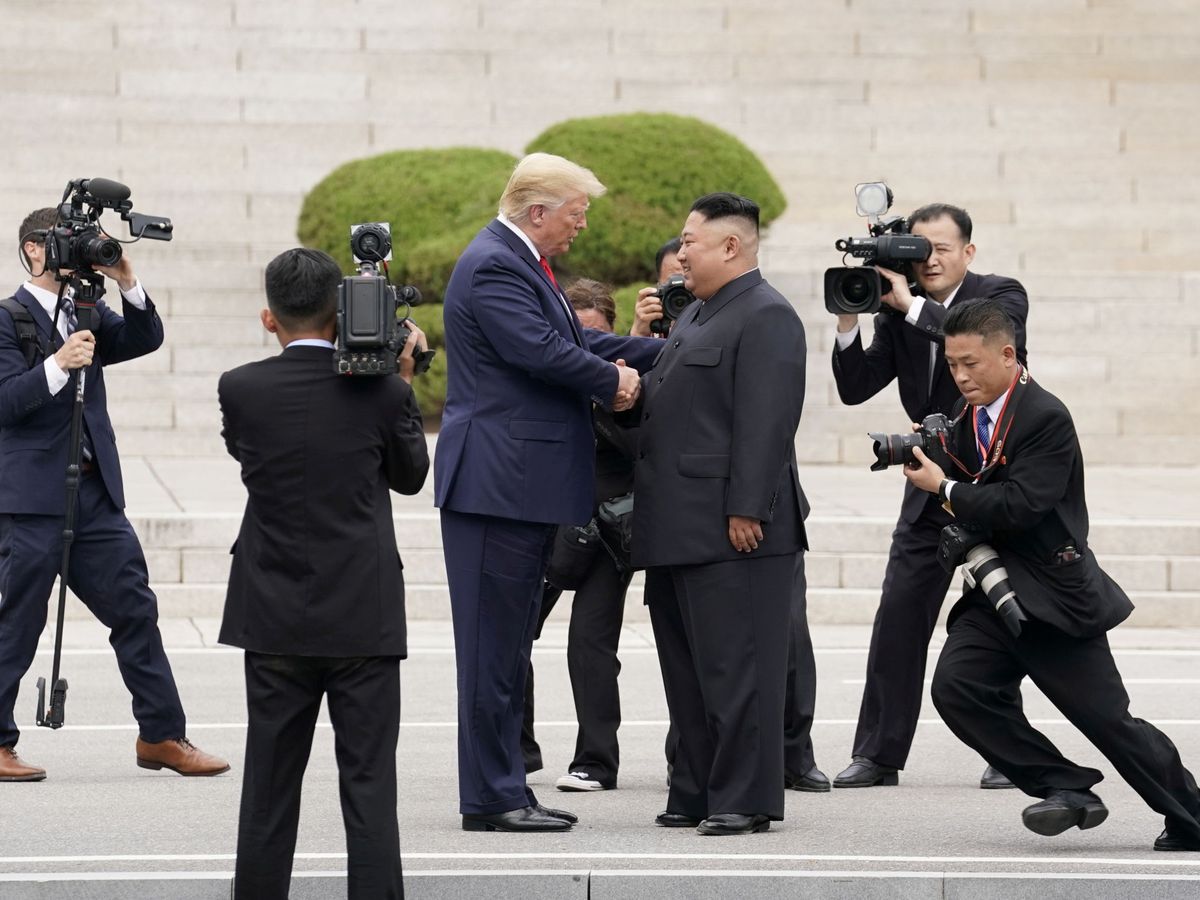 Foto: Donald Trump y Kim Jong-un, en 2019. (Reuters/Kevin Lamarque)