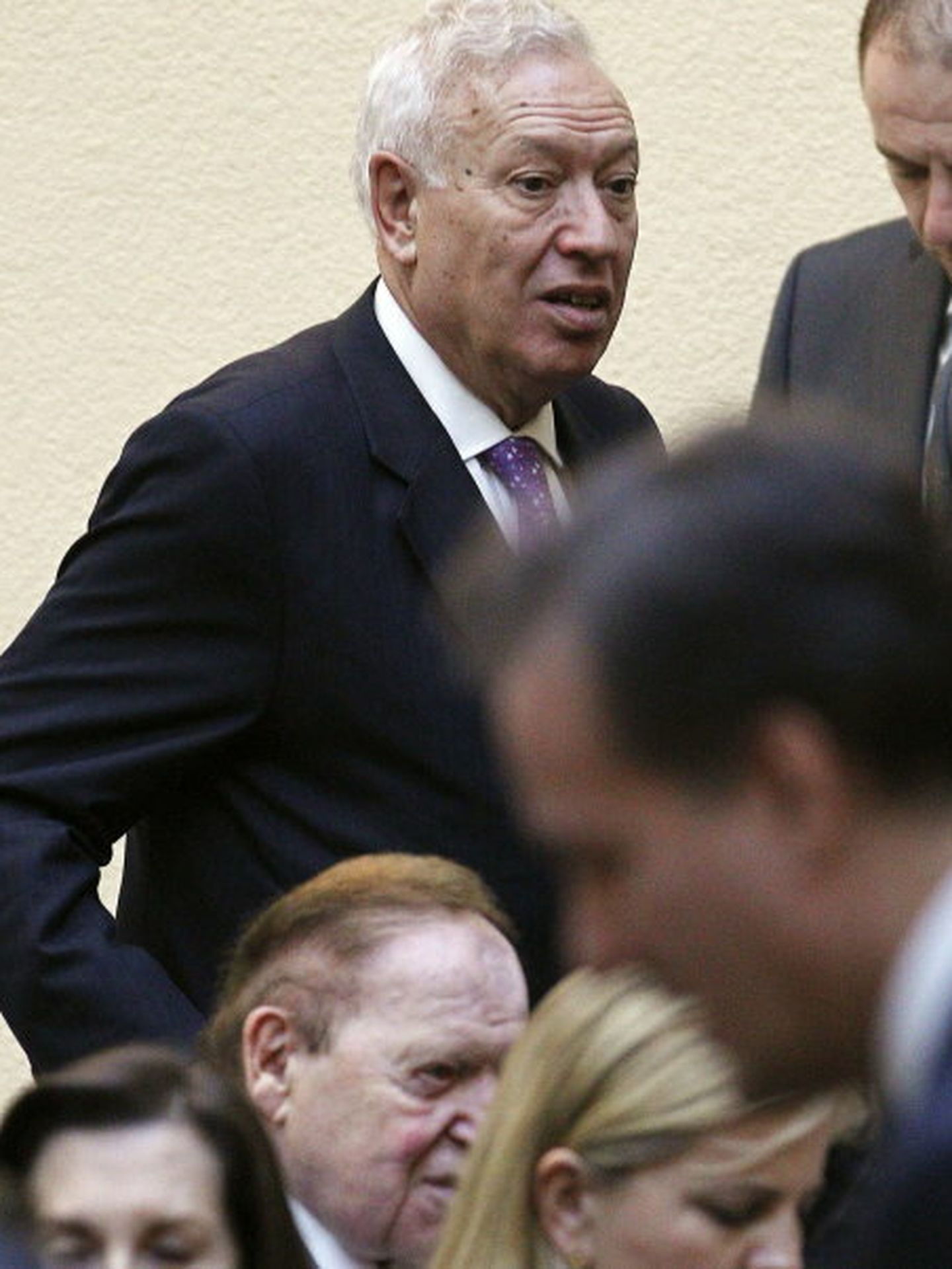 Margallo y Adelson. (EFE)