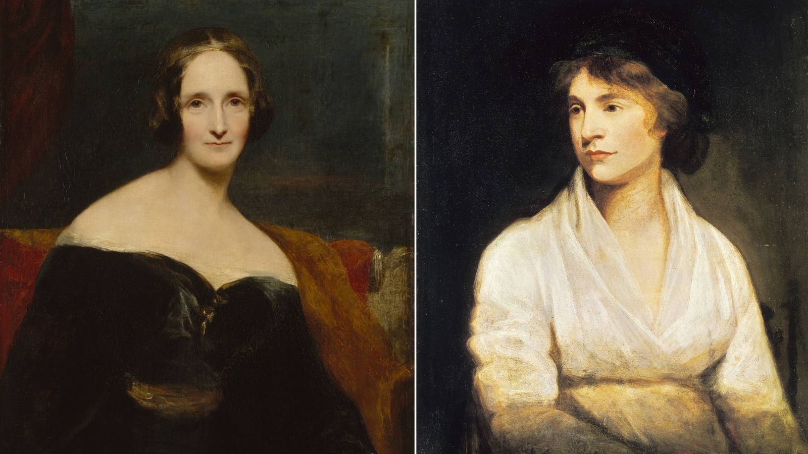 Foto: Mary Shelley y Mary Wollstonecraft.