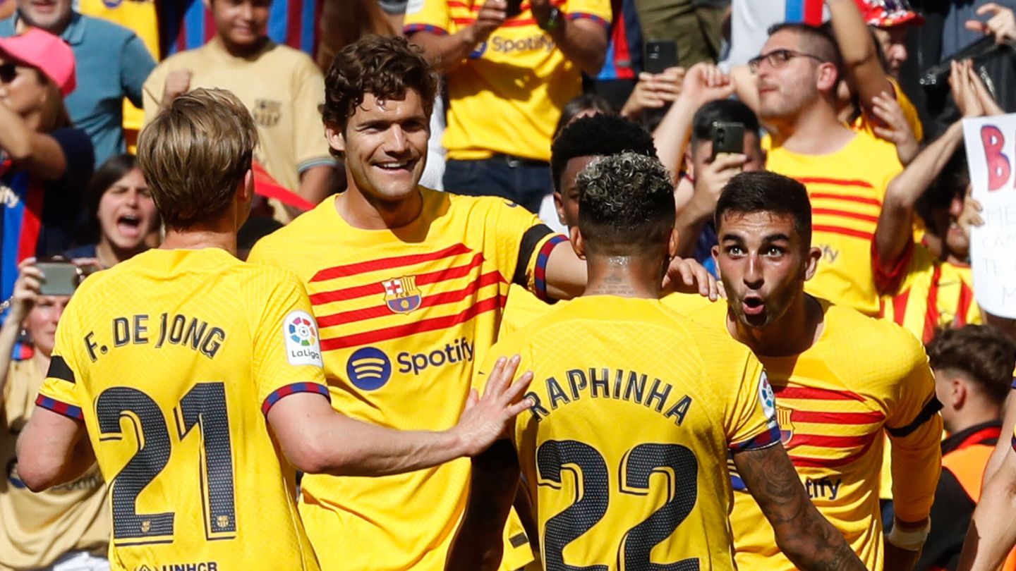 El valenciano volvió a marcar. (EFE/Andreu Dalmau) 