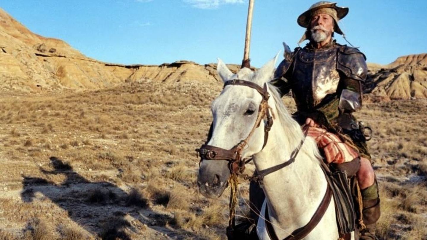 Jean Rochefort, fallecido este 2017, no pudo dar vida al Quijote de Gilliam. 