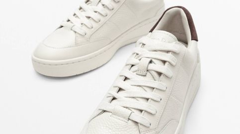Las zapatillas deportivas blancas son el nuevo básico de Massimo Dutti