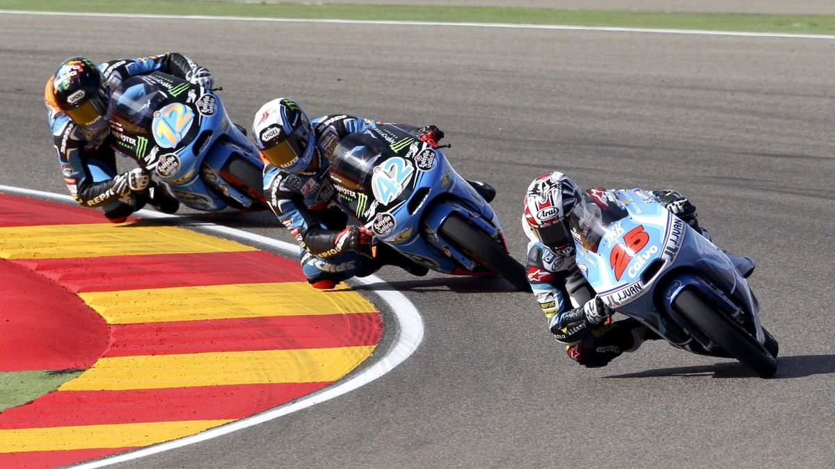 Rins y Terol lideran sendos podios españoles en Moto3 y Moto2