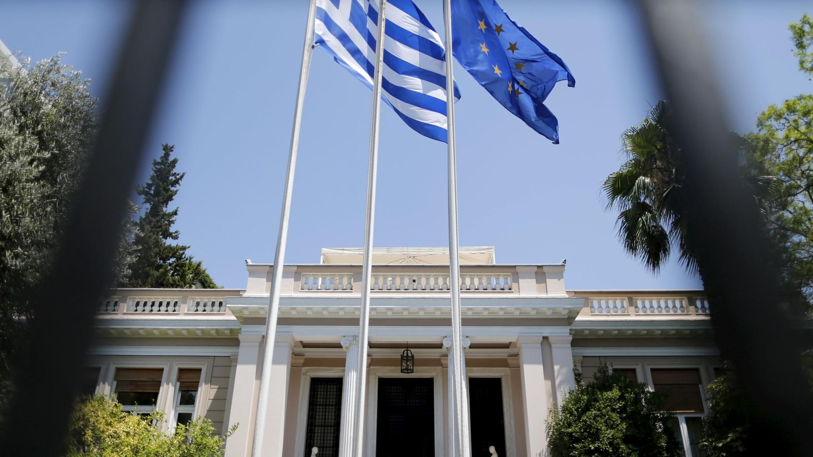 Foto: Oficinas del primer ministro en Atenas (Reuters)