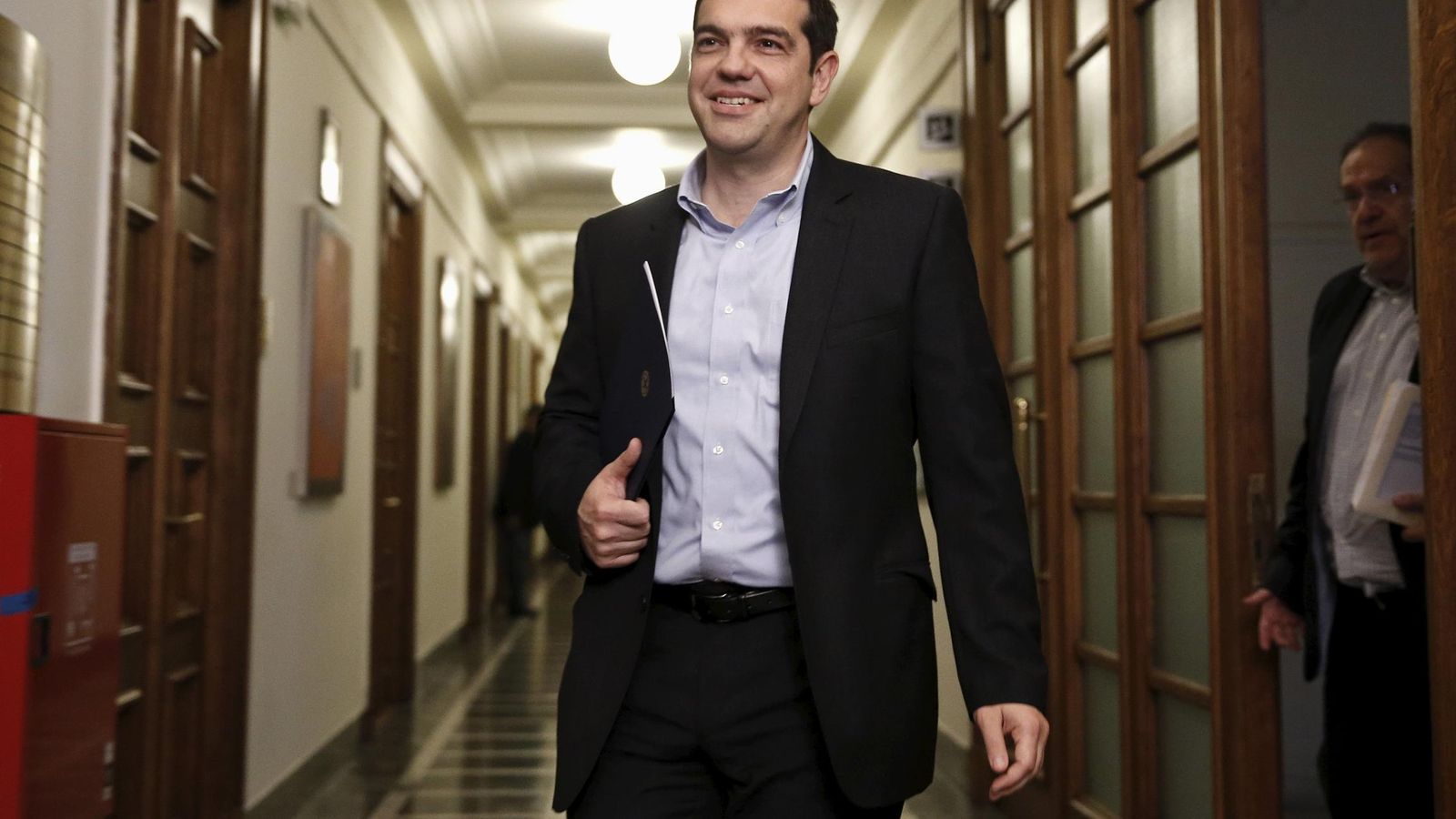 Foto: Grecia afronta este miércoles el pago de 200 millones de euros en intereses al FMI. En la imagen, el primer ministro griego, Tsipras (Reuters)